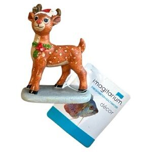 Imagitarium Christmas Reindeer Aquarium Decor